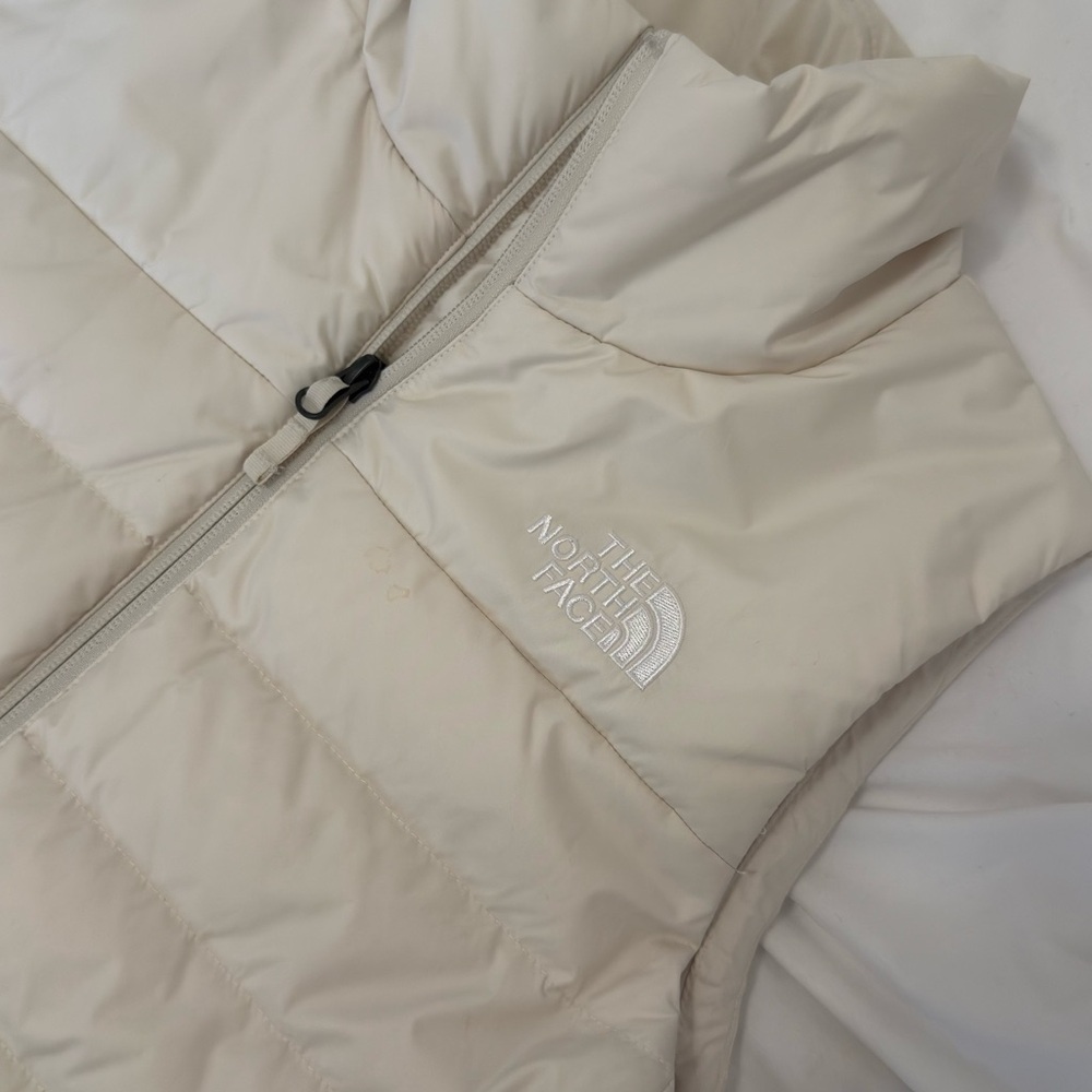 The North Face Off-White Puffer Vest